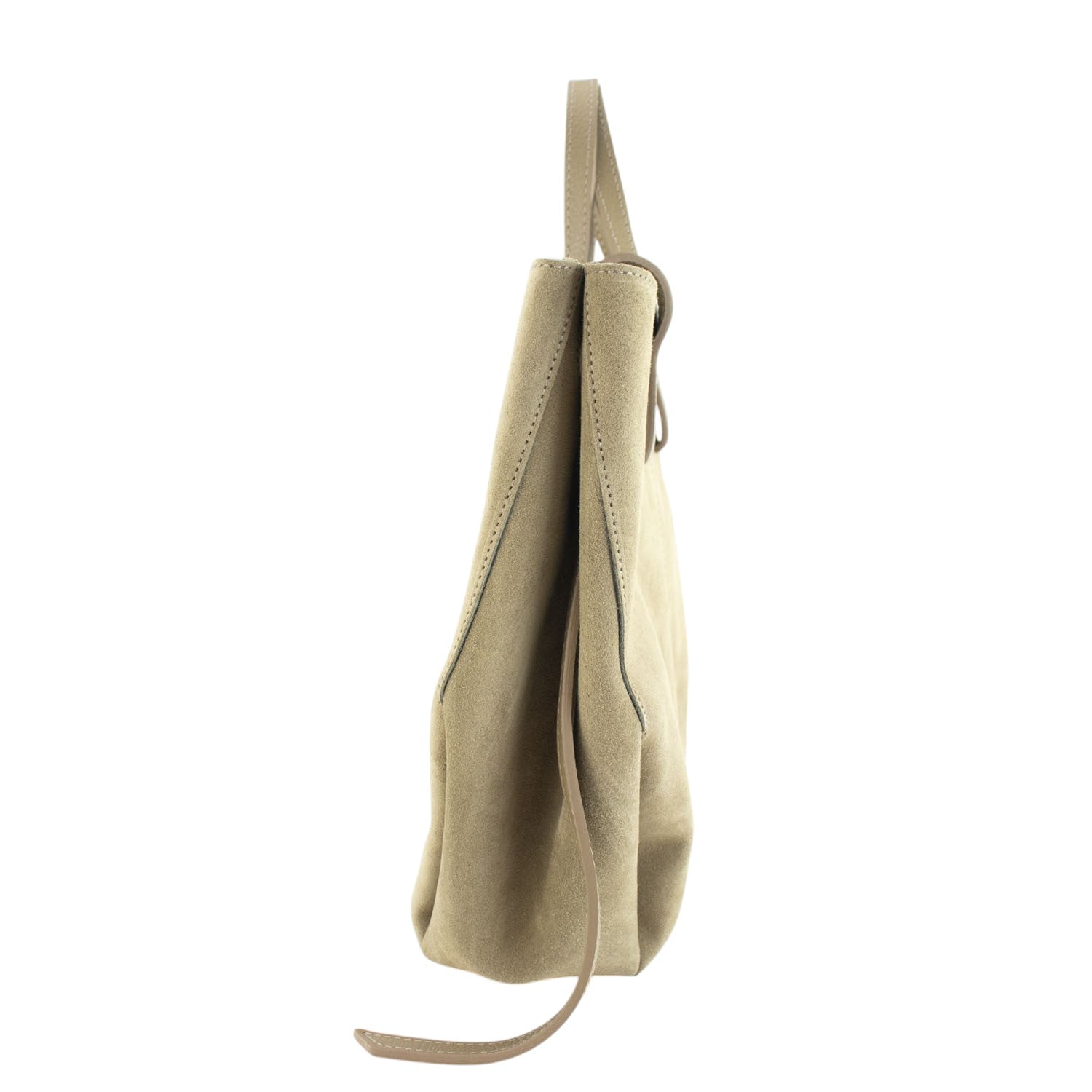 Bolso shopper Piel Pregato Venetto Taupe claro - KimondoShop