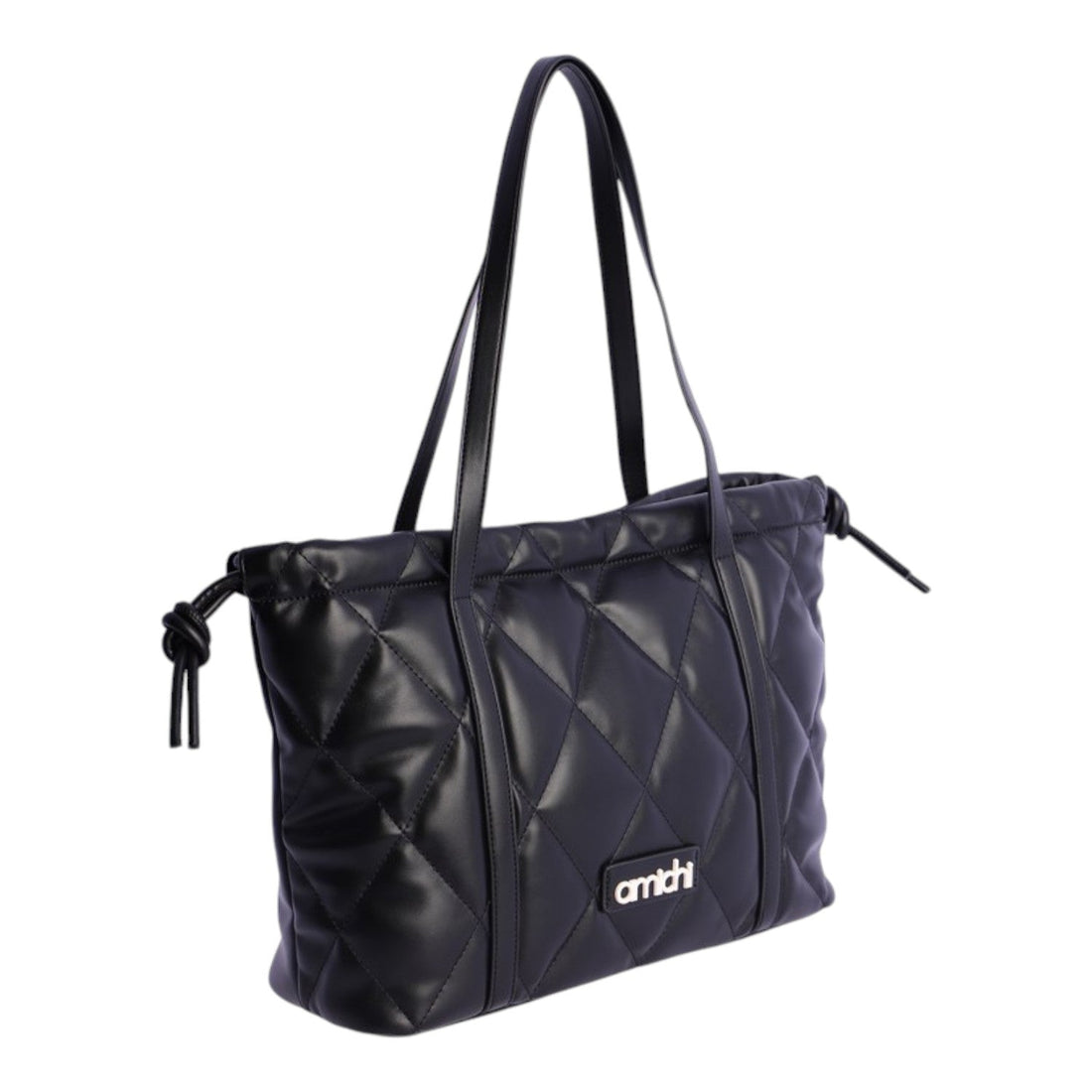 Bolso shopping Amichi Loom Negro - KimondoShop