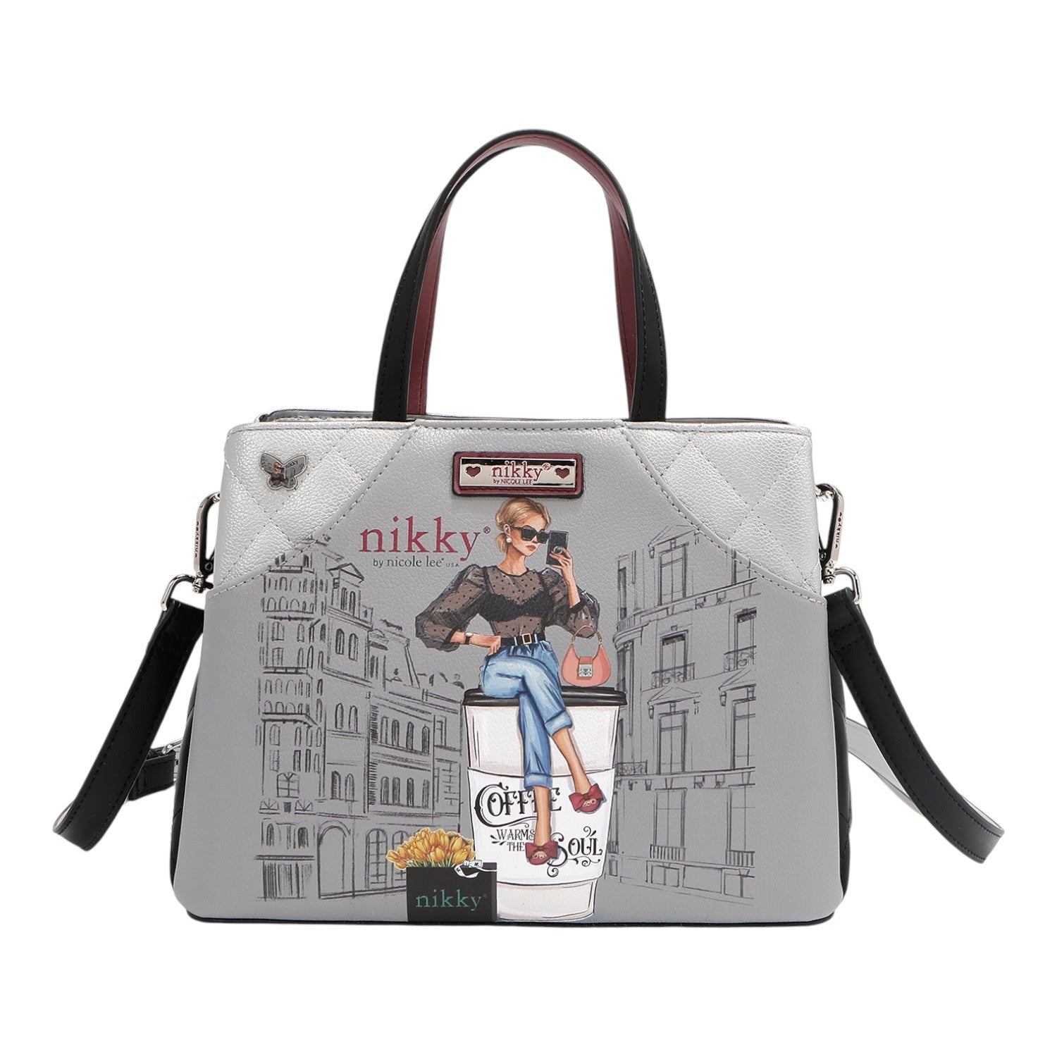 Bolso tote triple Nikky Urban Coffee Dream - KimondoShop