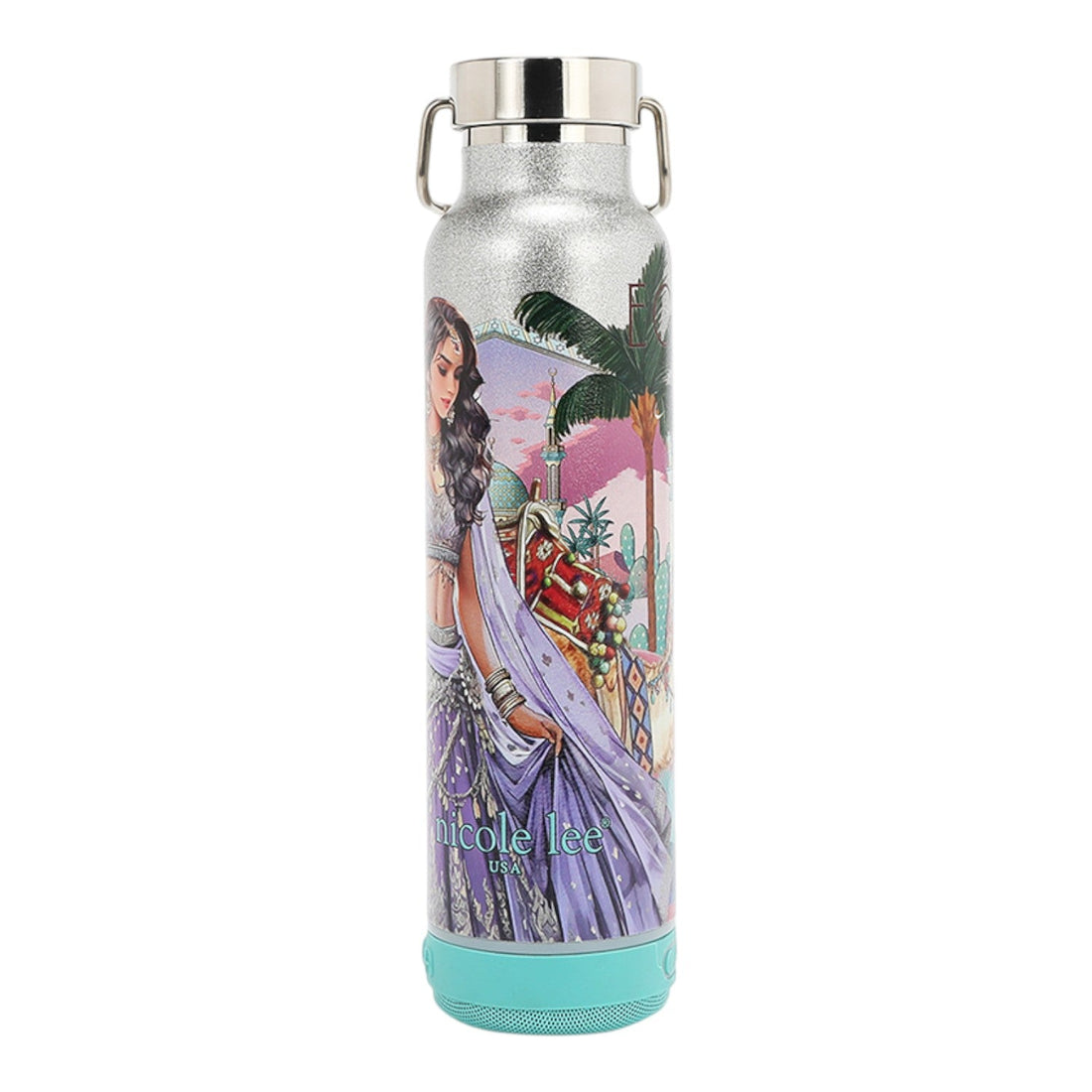 Botella térmica con altavoz bluetooth Nicole Lee Queen Cleopatra - KimondoShop