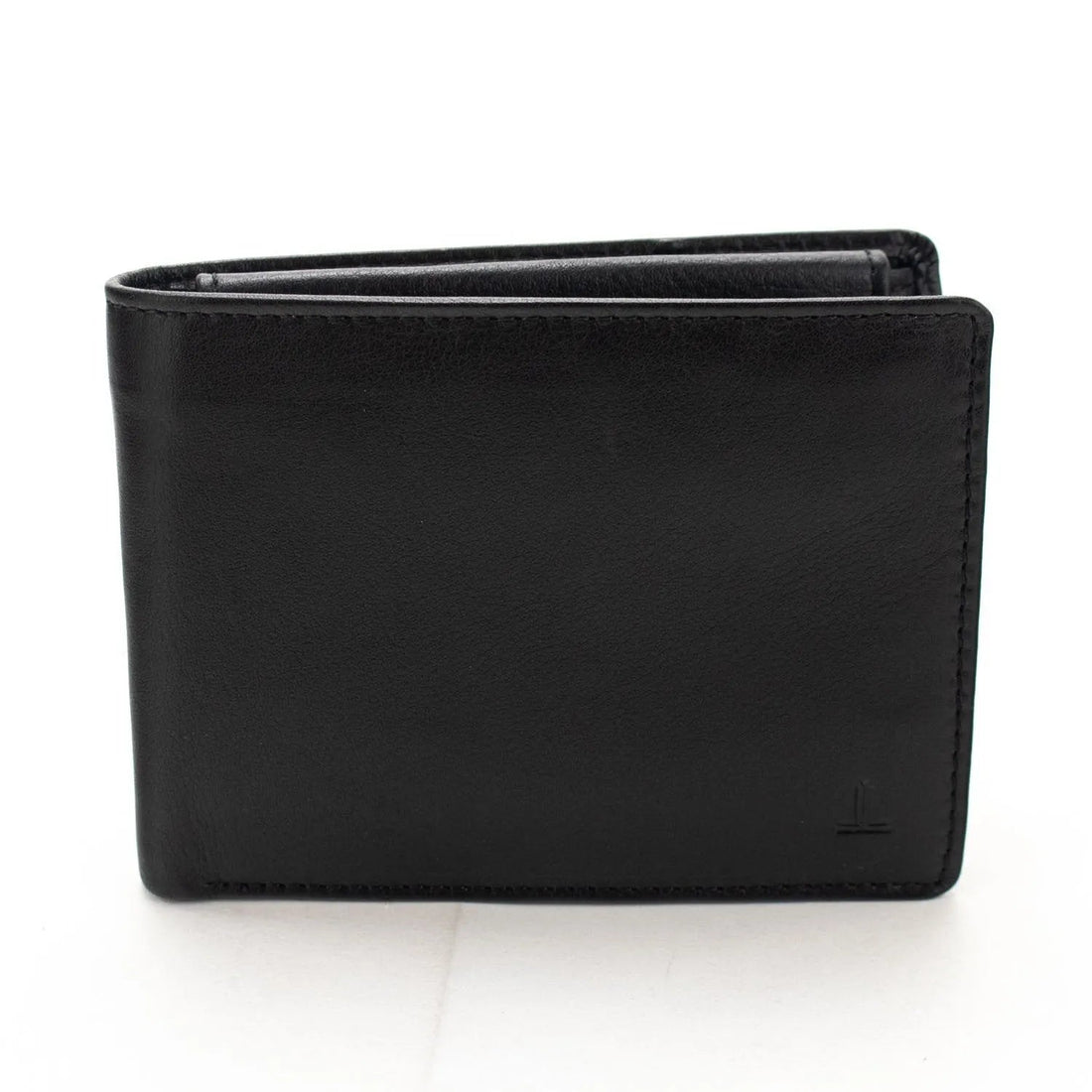 Cartera horizontal grande Piel Basics JL Piel hombre Negro - KimondoShop