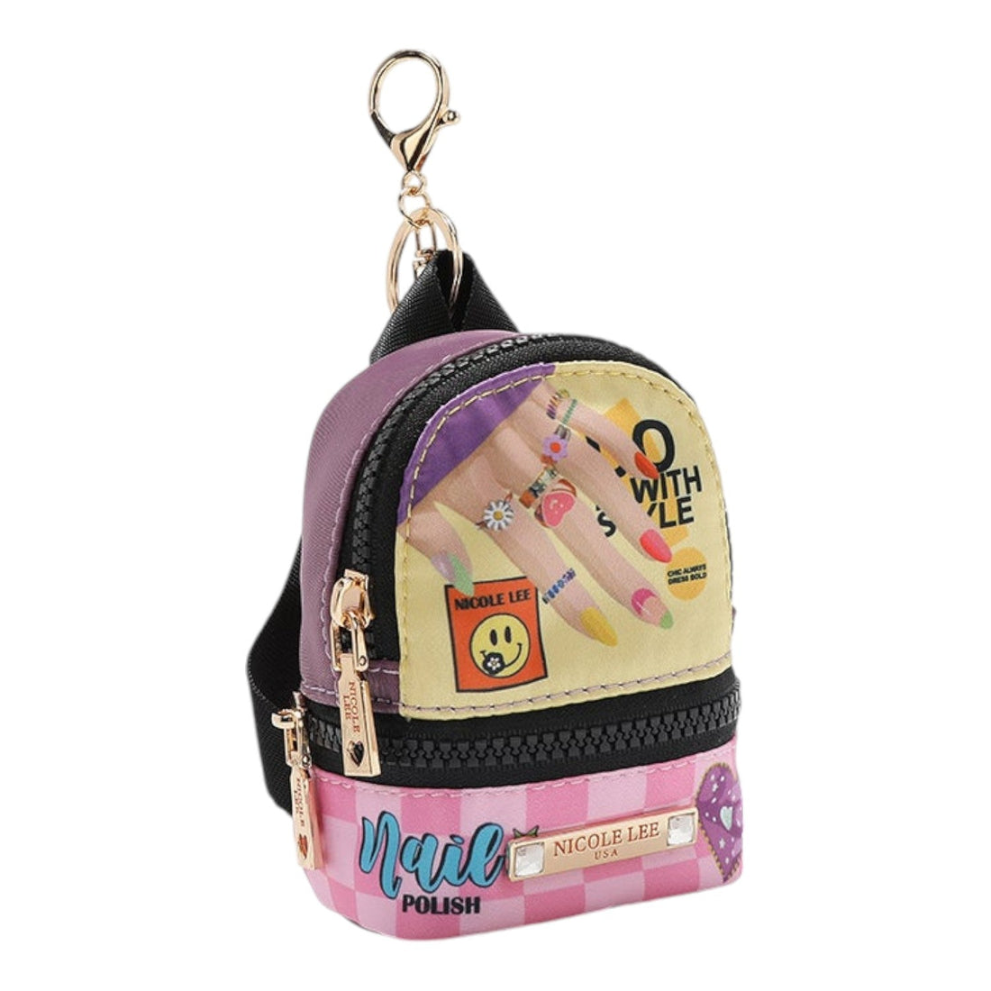 Llavero mochila Nicole Lee Nail Polish - KimondoShop