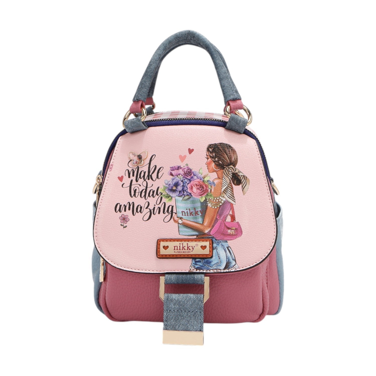 Mochila convertible Nikky Flower Day - KimondoShop