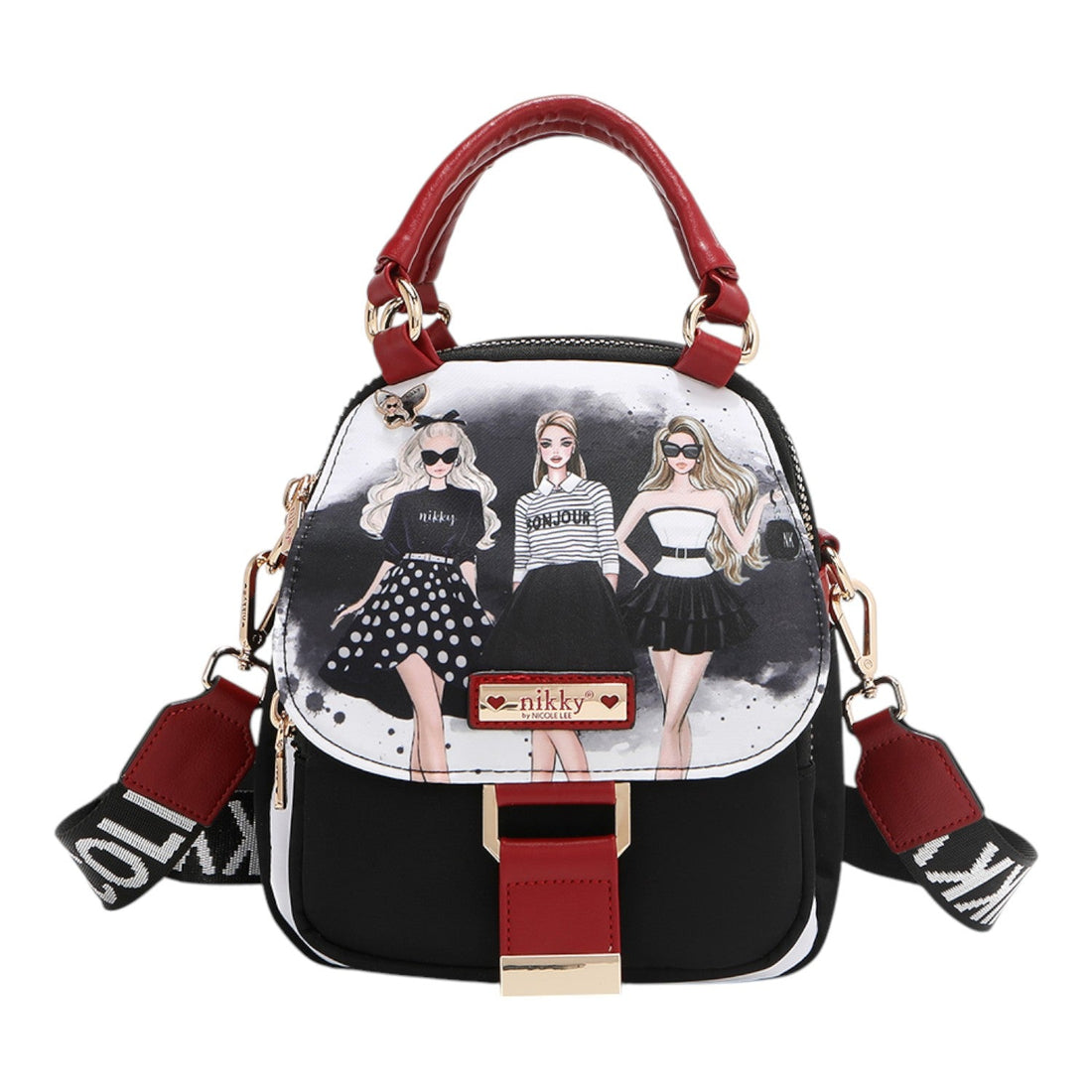Mochila convertible Nikky Trio - KimondoShop
