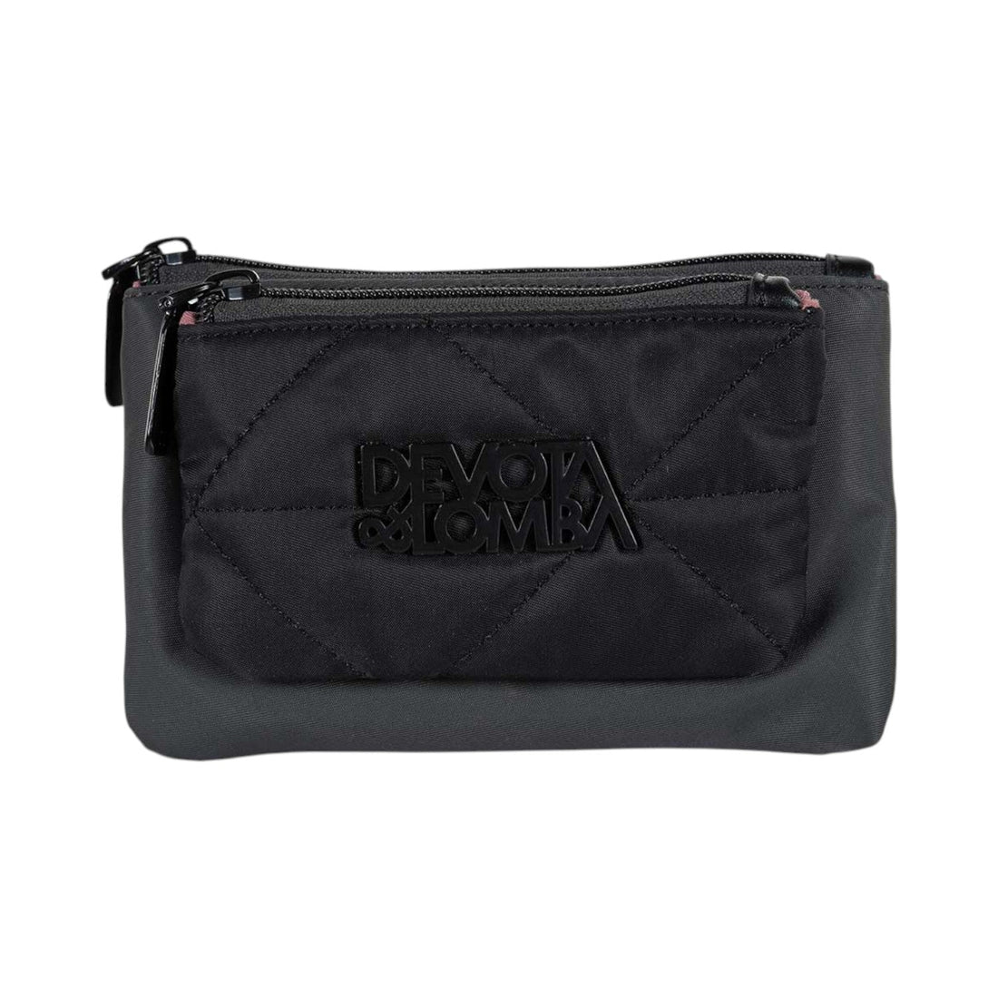 Monedero doble Devota & Lomba Frame Negro - KimondoShop