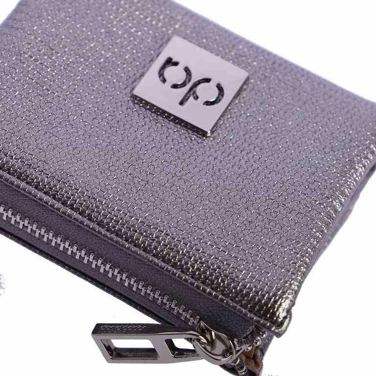 Monedero Don Algodon Metallic Plata - KimondoShop