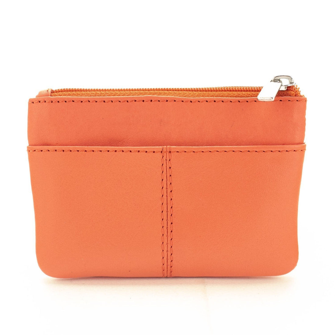 Monedero Piel Basics JL Piel Naranja - KimondoShop