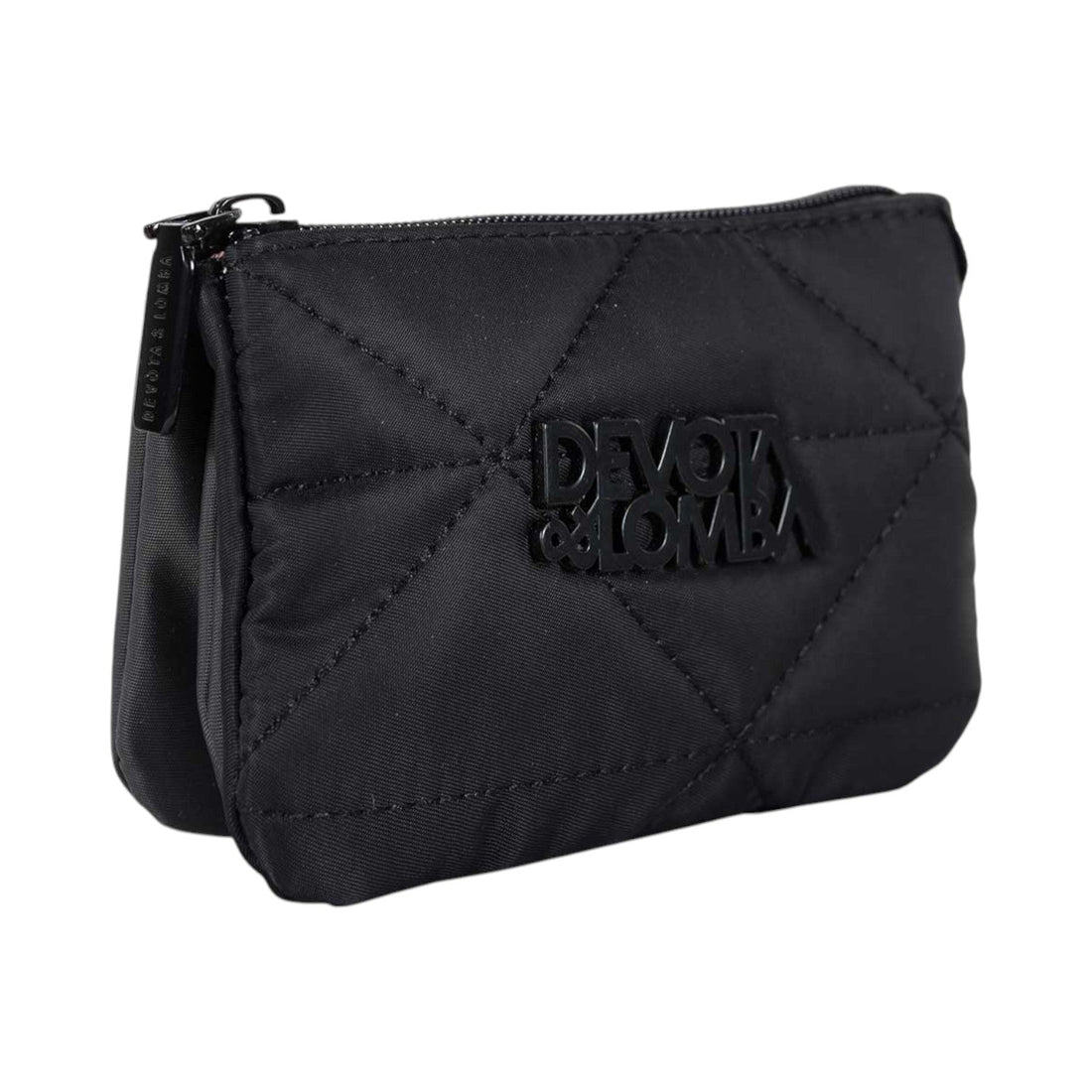 Monedero triple Devota & Lomba Frame Negro - KimondoShop