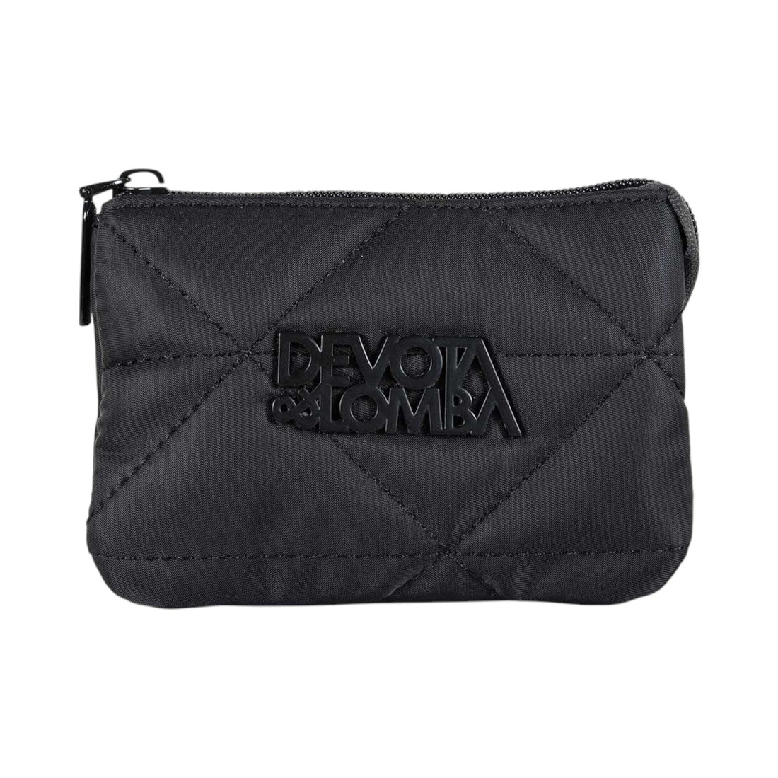 Monedero triple Devota & Lomba Frame Negro - KimondoShop