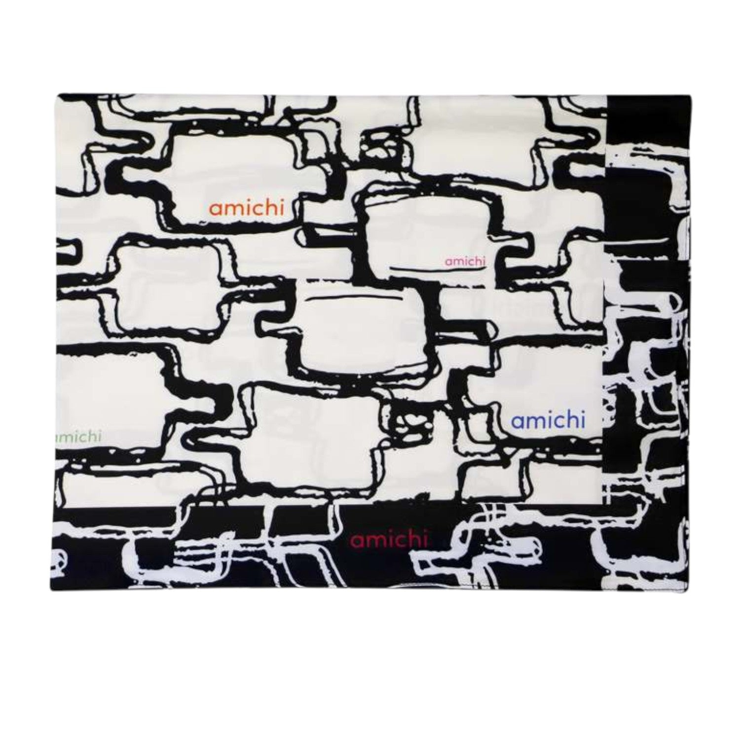 Pañuelo Amichi cuadros Black - KimondoShop