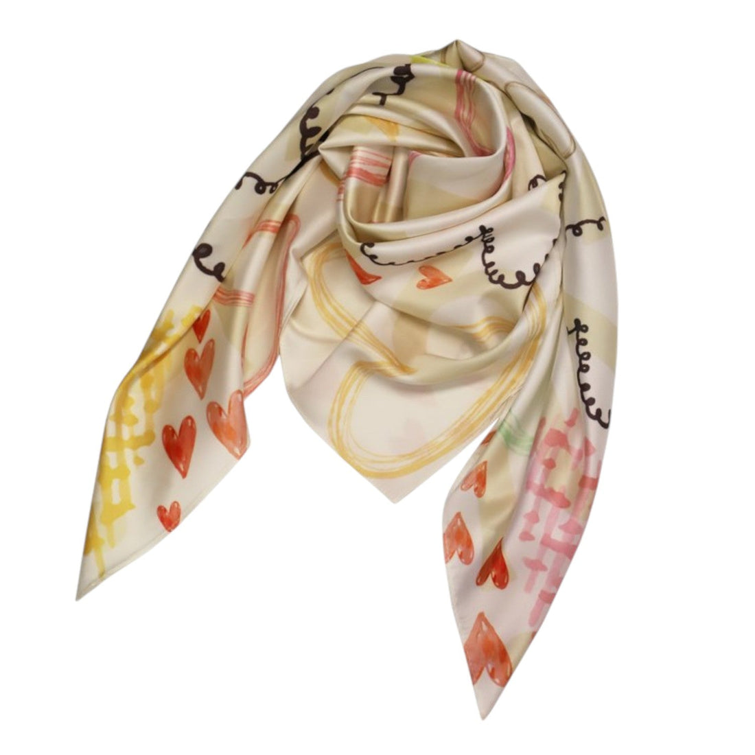 Pañuelo cuadrado Amichi Heart - KimondoShop