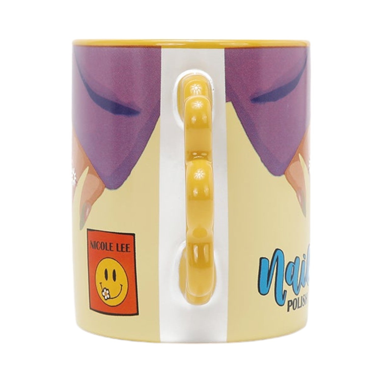 Taza cerámica asa flor Nicole Lee Nail Polish - KimondoShop